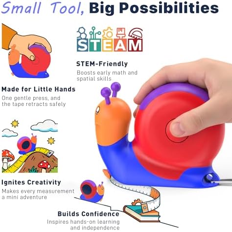 8ft Tape Measure for Kids, STEM Educational Tool - Image 4