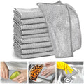 XANGNIER Non Scratch Wire Dishcloth, Wire Dishwashing Rags, 8 * 8 in by XANGNIER
