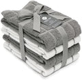 100% Cotton Terry Dish Towels, 4 Pack 16 x26 Inches, Super Soft and Absorbent by Ecotribe