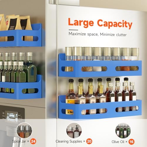 Sevenblue 4-Pack Magnetic Spice Rack - Image 4