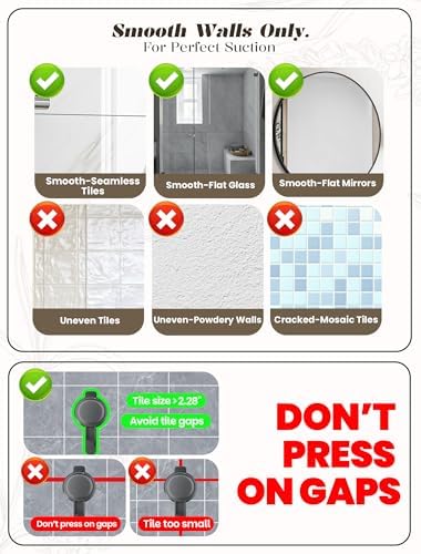 Corner Shower Caddy Suction Cup, Shower Shelves - Image 3