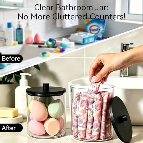 Amolliar Clear Acrylic Laundry Pods Container - Image 4
