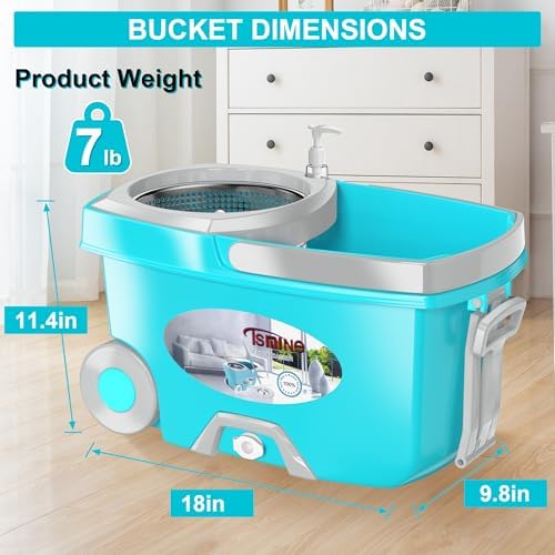 FunClean Large Spin Mop Bucket Set - Image 5