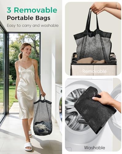 185L Laundry Hamper 3 Section - Image 6