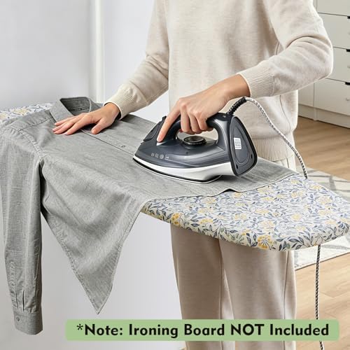 Seiritex 14 x 42 inch Over the Door Ironing Board Cover, Heat Reflective and - Image 6