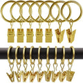 LLPJS 100 Pack Curtain Rings by LLPJSCurtainRingsClipHooks