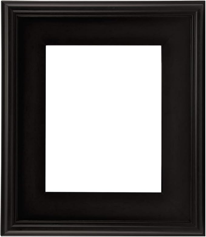 Creative Mark Plein Air Style Frame, Black, 6x6-2.75" Wide Moulding with 1/2" Rabbet Depth, Open Back W/O Glazing, Museum Quality, For Art Panels, Stretched Canvas, Pictures & More