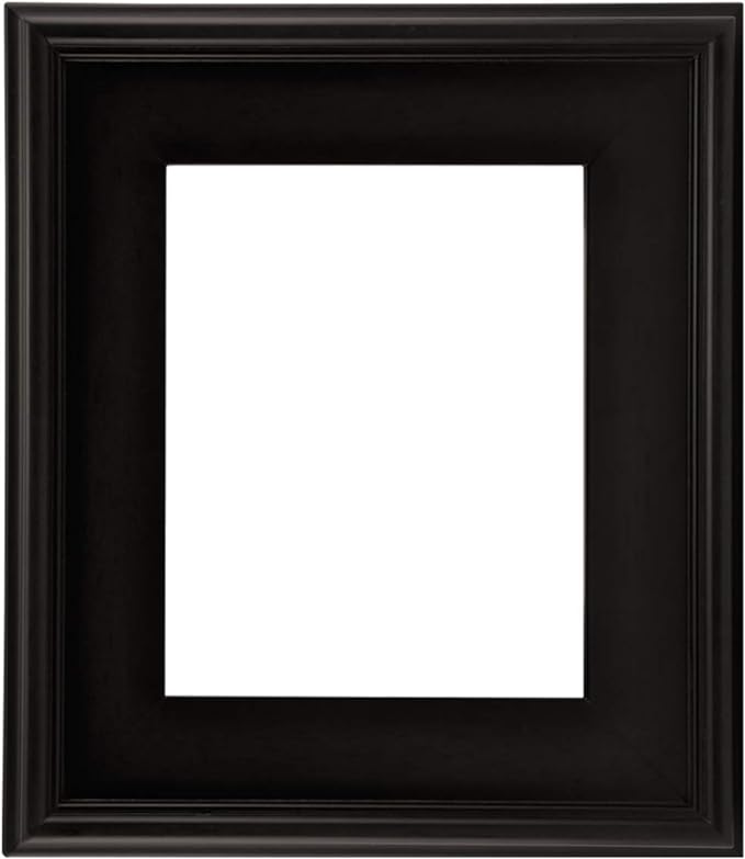 Creative Mark Plein Air Style Frame, Black, 5x7-2.75" Wide Moulding with 1/2" Rabbet Depth, Open Back W/O Glazing, Museum Quality, For Art Panels, Stretched Canvas, Pictures & More