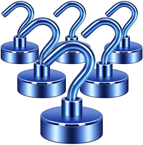 Neosmuk Magnetic Hooks for Cruise Cabins, 40lb Heavy Duty, 6 Pack by Neosmuk