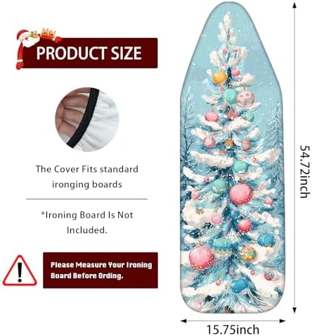 Nuxovilar Snowy Winter Tree Ironing Board Cover 15x54 Polyester - Image 3