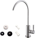 WEWE Drinking Water Faucet for RO System, Non-Air Gap, Brushed Nickel | by WEWE