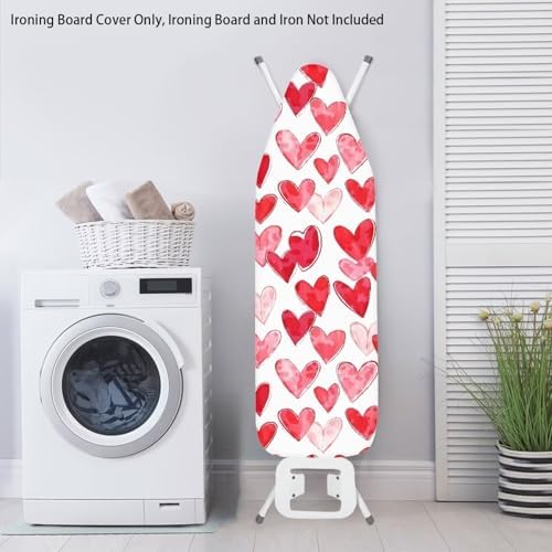 Heart Cartoon Ironing Board Cover Romantic Standard Size 15″x54″ Ironing Board - Image 3