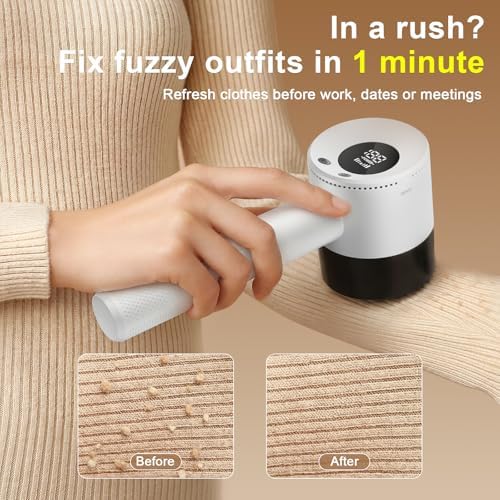 Heapsion Fabric Shaver Lint Remover, 10700 RPM Sweater Shaver - Image 7