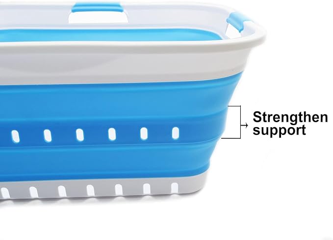 SAMMART 42L Collapsible Plastic Laundry Basket - Image 5