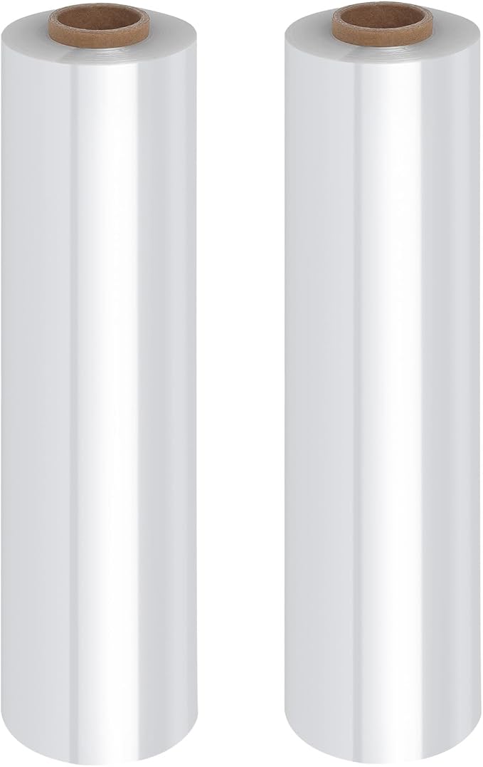 FugaCity Shrink Wrap-2 Rolls 15 inch W 1000ft L Heavy Duty Stretch Wrap by FugaCity
