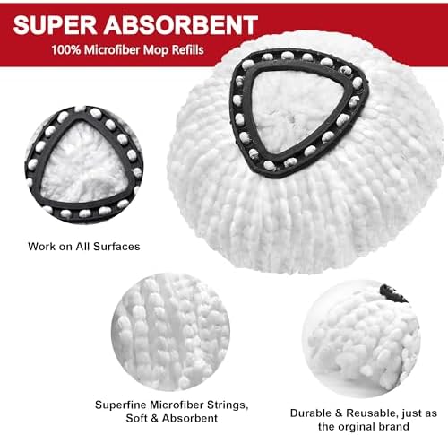 O-Ceda Easy Wrin Spin Mop Replacement - Image 3