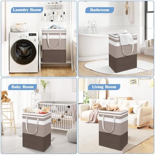BlissTotes 3-Pack Laundry Basket, Collapsible Laundry Hamper - Image 6