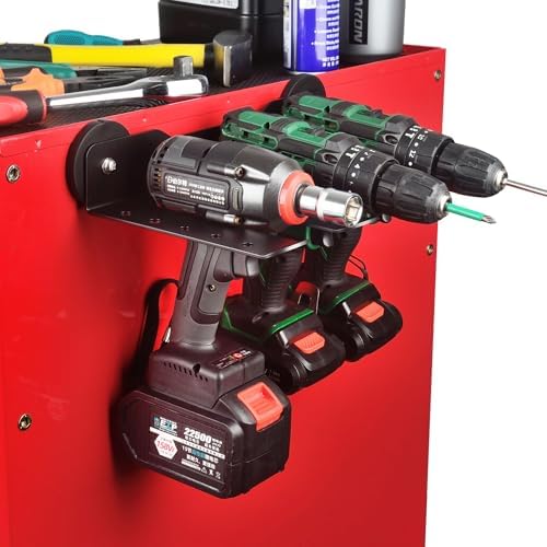 ULIBERMAGNET Power Tool Organizer, 3 Slot Utility Storage Rack Shelf by ULIBERMAGNET