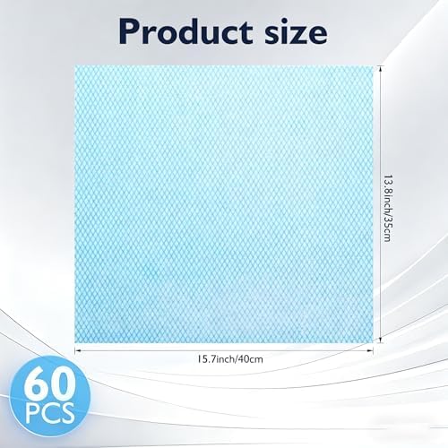 60Pack Disposable Dish Cloths for Kitchen, 13.8x15.7"Cleaning Wipes - Image 3