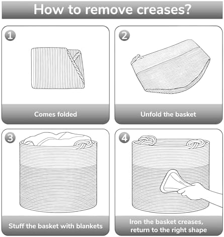Goodpick Large Woven Rope Toy Storage Basket - Image 6