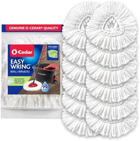 O-Cedar EasyWring Spin Mop Head Replacement | Machine Washable | Reusable | by Unknown