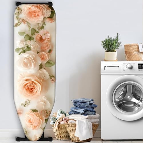 Nuxovilar Blush Pink Roses Ironing Board Cover 15x54 Polyester - Image 3