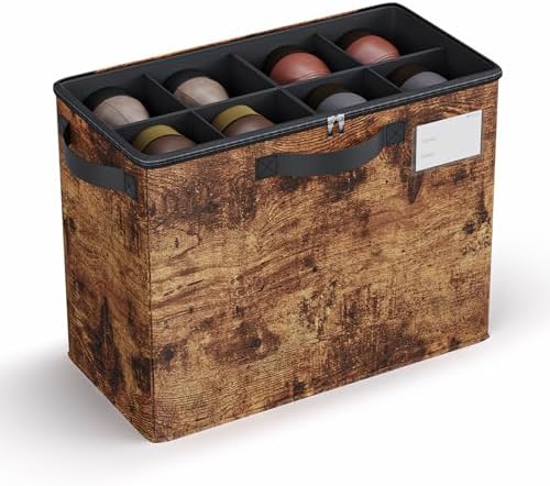 Varhomax Shoe Organizer Box for Closet, Small Fabric Storage Basket by Varhomax