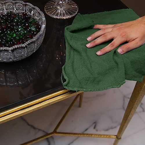 Avalon Towels Cotton Shop Rags – Size 12x14 Inches Cleaning Rags – Absorbent - Image 5