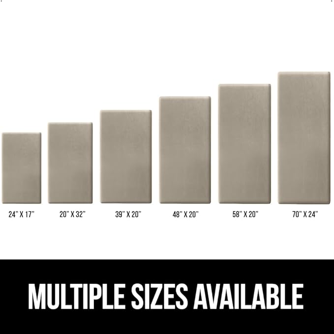 GORILLA GRIP Comfortable Cushioned Kitchen Mats for Floor, Waterproof and Stain Resistant Soft Top, 3/4 Inch Thick Ergonomic Standing Desk Anti Fatigue Mat, Foam Supports Ankles and Feet, 20x32, Taupe
