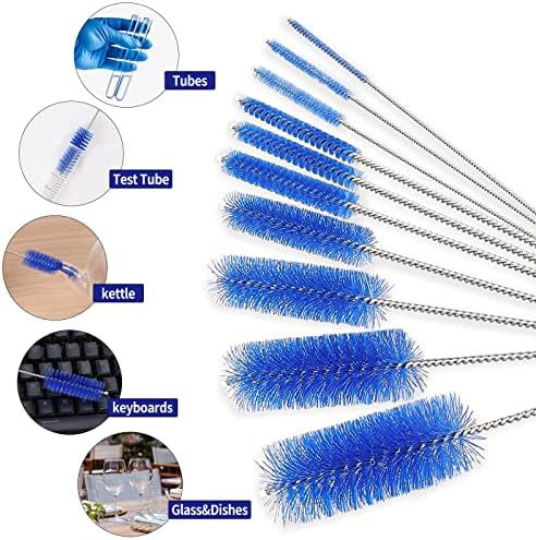 CiaraQ Bottle Cleaning Brushes, 8 Inch Nylon Tube Brush Set - Image 2