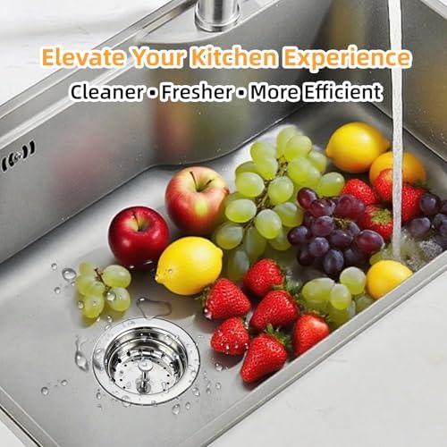 Kitchen Sink Drain Assembly, Basket Strainer - Image 5