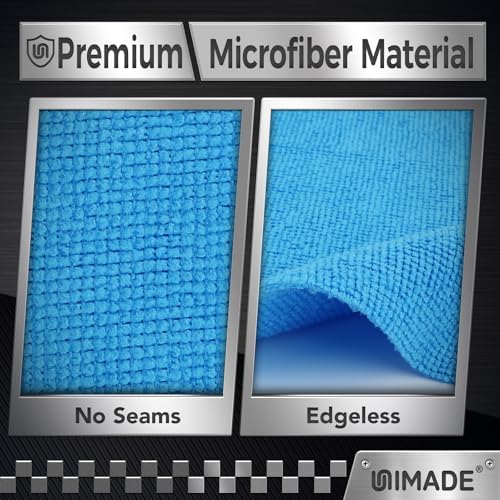 UNIMADE Shop Towels, 100 Pack Commercial Grade Work Rags Microfiber Towels - Image 2