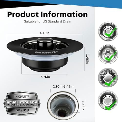 Upgraded 3 in 1 Kitchen Sink Drain Strainer - Image 5