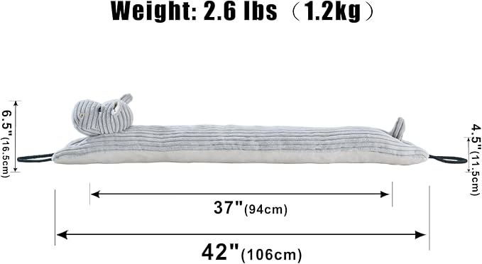 Under Door Draft Stopper Decorative Wind Stopper 42 inch - Image 2