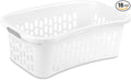 Sterilite 18 Pack HipHold Laundry Basket, Plastic Rectangle Clothes Hamper by Sterilite
