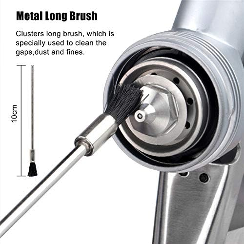 17pcs Multi-Purpose Spray Gun Cleaning Kit, Nylon Brushes Paint Gun Cleaning - Image 5