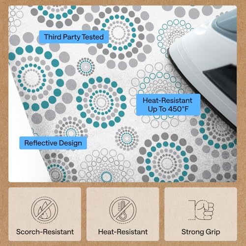 GORILLA GRIP Padded Ironing Board Cover, 15x54 Spiral - Image 5