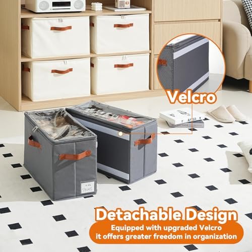Shoe Organizer for Closet, Fits 32 Pairs, 4 Pack - Image 6