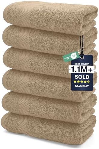DAN RIVER 6-Pack Premium Hand Towels by DanRiver
