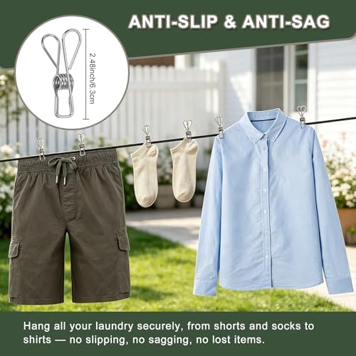 Vigorport Retractable Travel Clothesline, Heavy Duty Pulley Clothes Line - Image 5