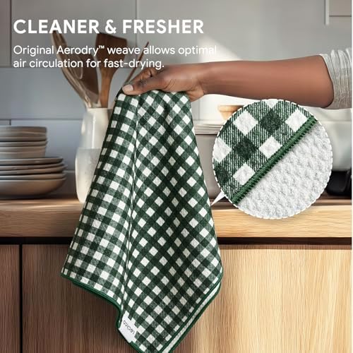 RECYCO Waffle Kitchen Towel Set of 2 - Image 4