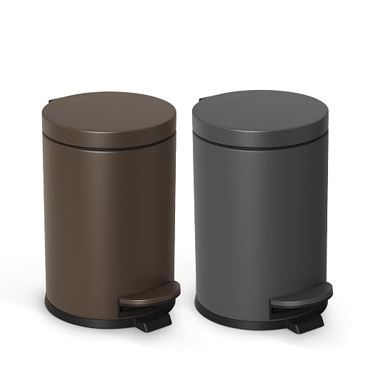 Cesun Small Round Bathroom Trash Can - Image 7