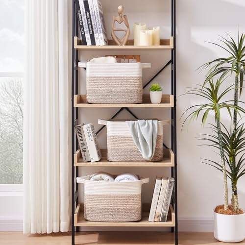 OIAHOMY Cotton Rope Storage Baskets - Image 6