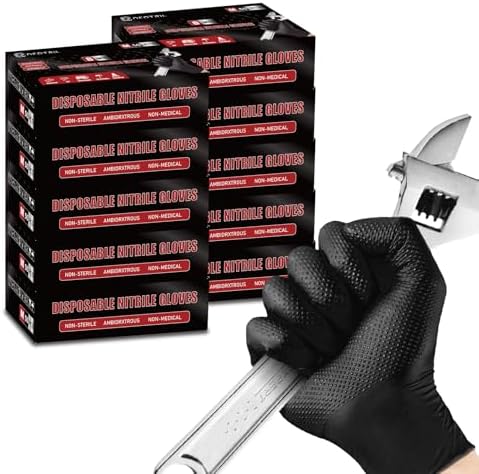 NEOTRIL 8 Mil Heavy Duty Disposable Nitrile Gloves by NEOTRIL