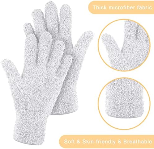 Patelai 3 Pairs Microfiber Dusting Gloves - Image 6
