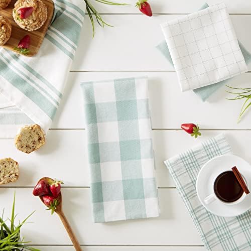 DII Basic Kitchen Large Cotton Dishtowel Set of 5 - Image 6