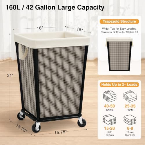 STO STO 160L Rolling Laundry Hamper - Image 6