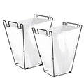 Metal Garbage Bag Holder Frame 2pcs, Trash Bag Holder Stand | Holds 30-45 by Focefec