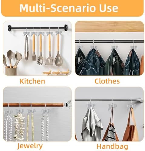 Decorative Shower Curtain Hooks, Luxury Bowknot Shower Curtain Rings, Modern - Image 6
