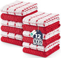 Utopia Towels Kitchen Towels 12 Pack 15x25 Inch Ring Spun Cotton Red by Unknown